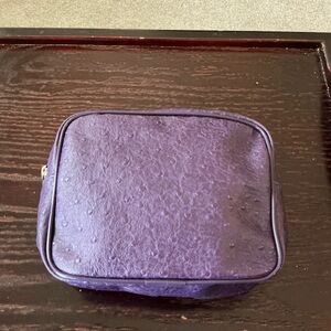 Purple purse accessory. 4.5” x 5.5” x 2”.